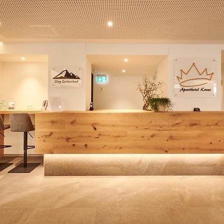 Aparthotel Krone - Self Check-In Unterseen Eksteriør bilde