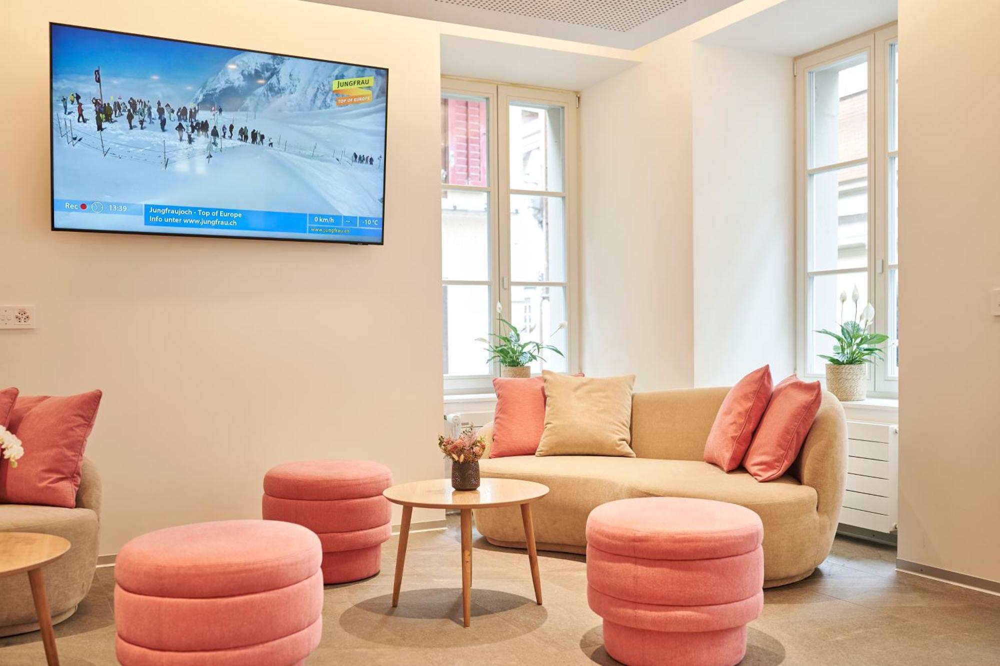 Aparthotel Krone - Self Check-In Unterseen Eksteriør bilde